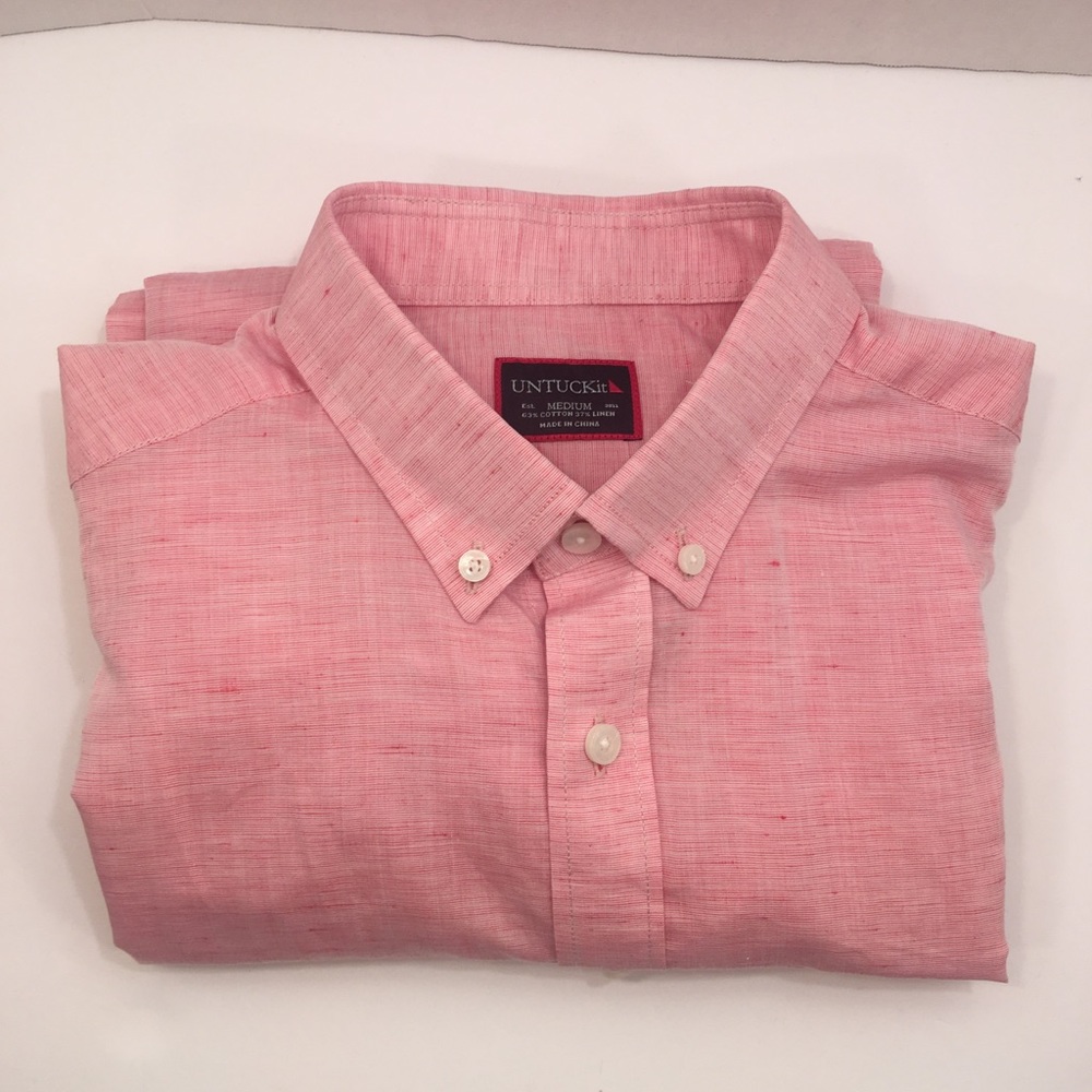 UntuckIt Linen MINT Linen Shirt